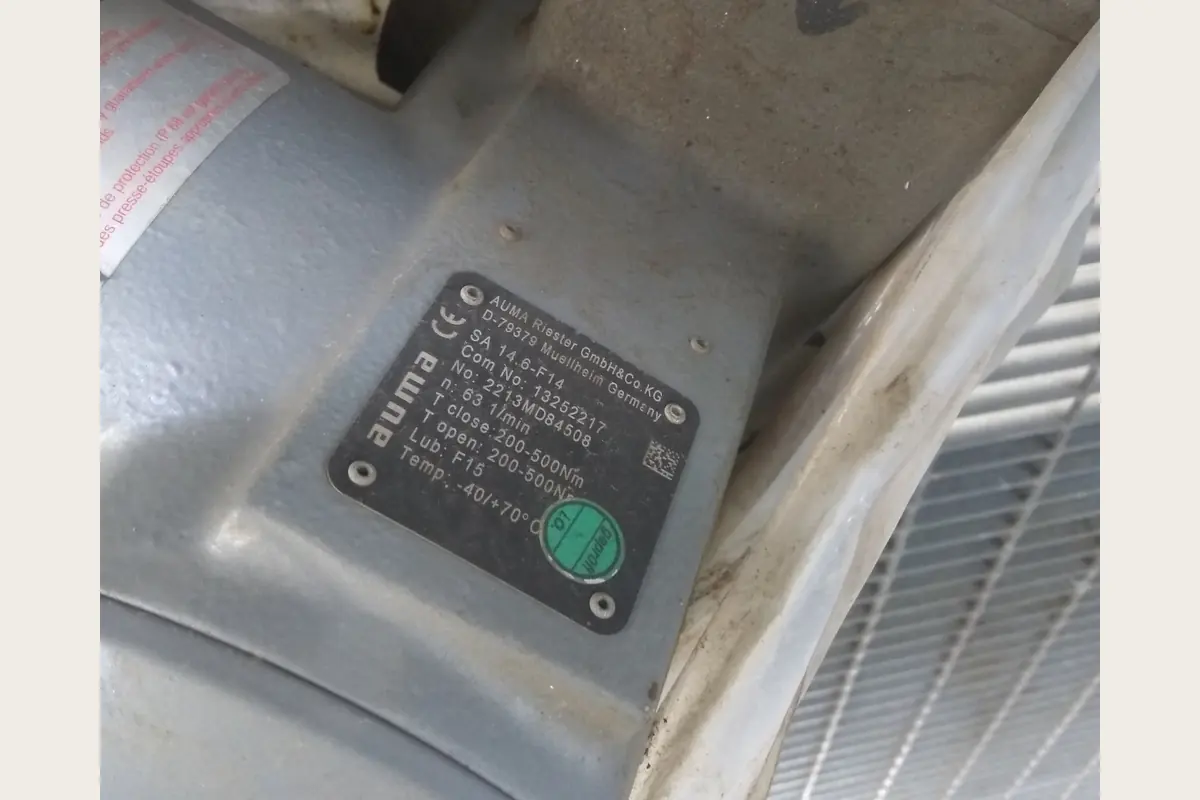 AUMA ACTUATOR (11) for field training, packing, inspection and document control, team-handled supply reference