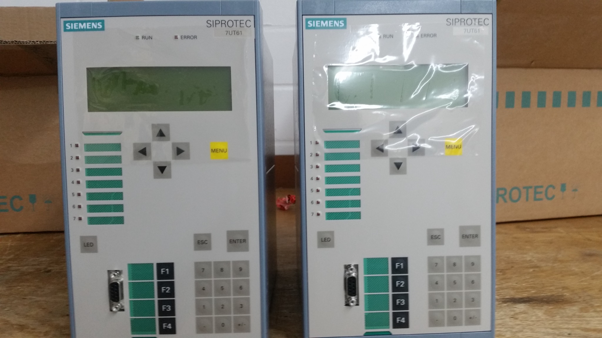 Siemens SIPROTEC protection relay pair